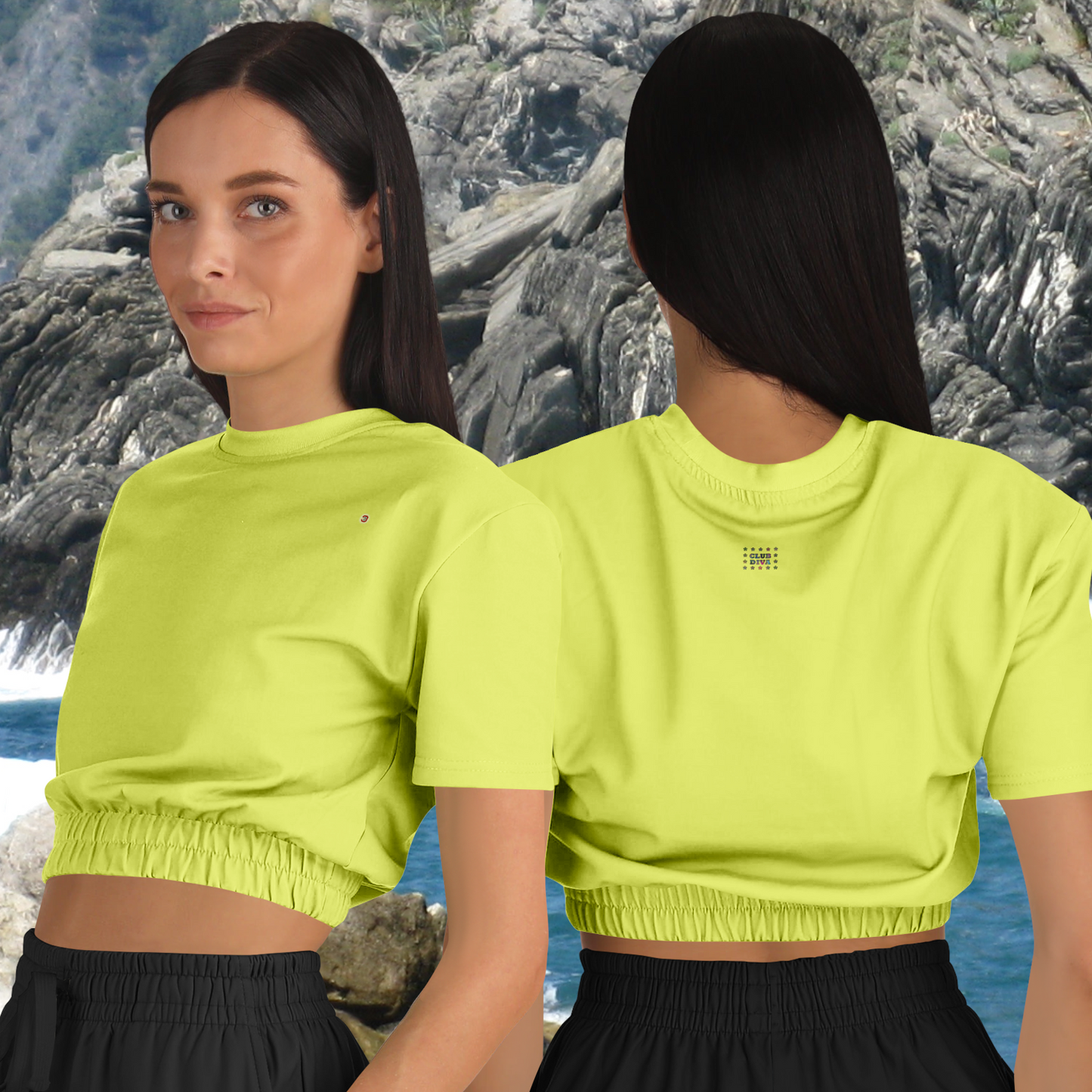 Just Being You, Your Way!-Activewear for Divas | Get your next all-over-printed crop top designed just for you!-Crop Top - AOP - FREE STYLE PLAIN P1P2P3