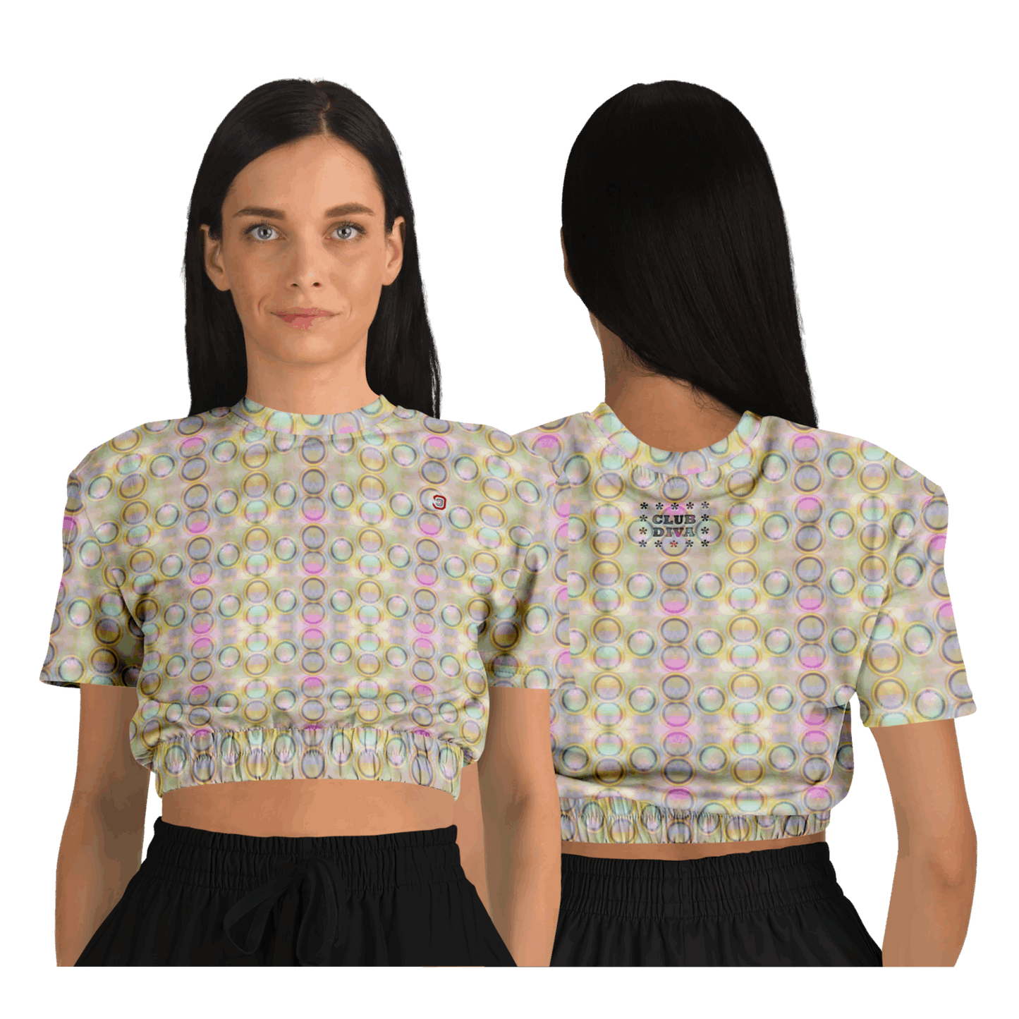 Just Being You, Your Way!-Activewear for Divas | Get your next all-over-printed crop top designed just for you!-Crop Top - AOP - 4R FREE STYLE P1P2P3