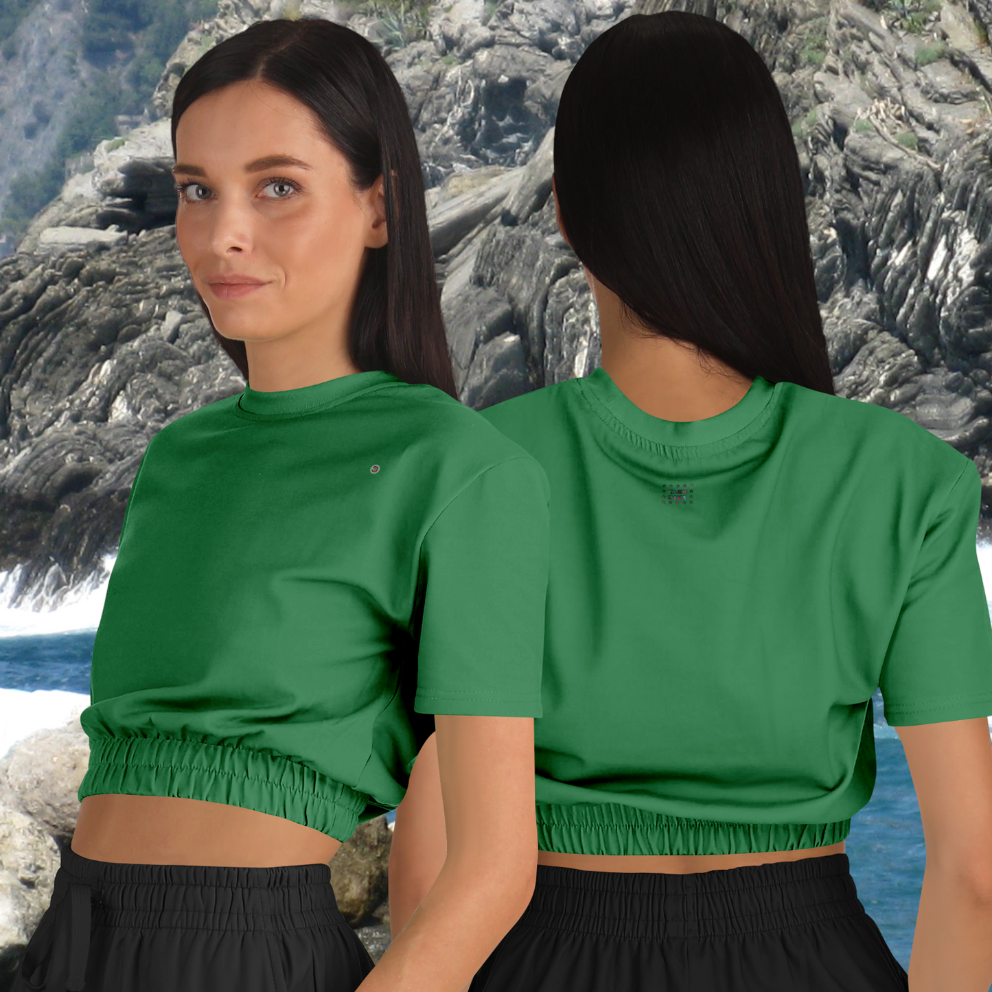 Just Being You, Your Way!-Activewear for Divas | Get your next all-over-printed crop top designed just for you!-Crop Top - AOP - FREE STYLE PLAIN P1P2P3