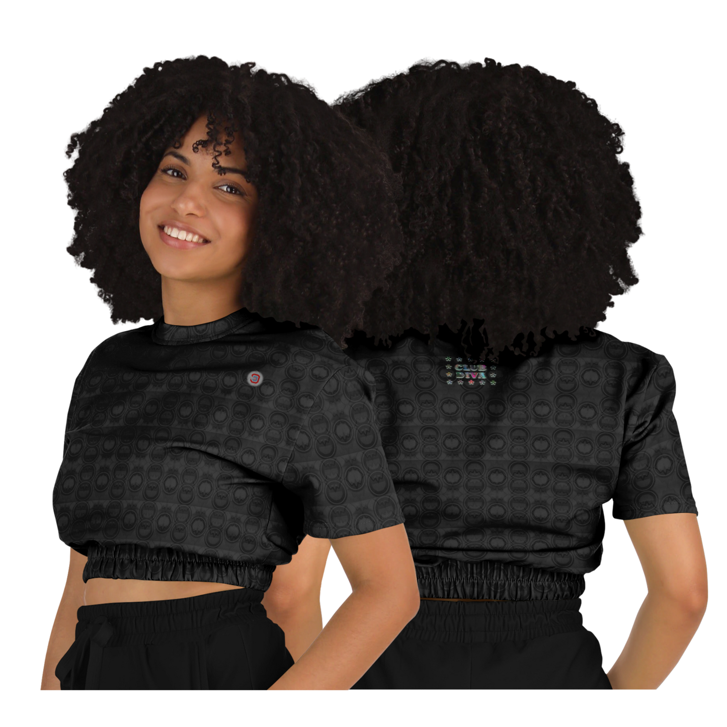 Just Being You, Your Way!-Activewear for Divas | Get your next all-over-printed crop top designed just for you!-Crop Top - AOP - 4R FREE STYLE P1P2P3