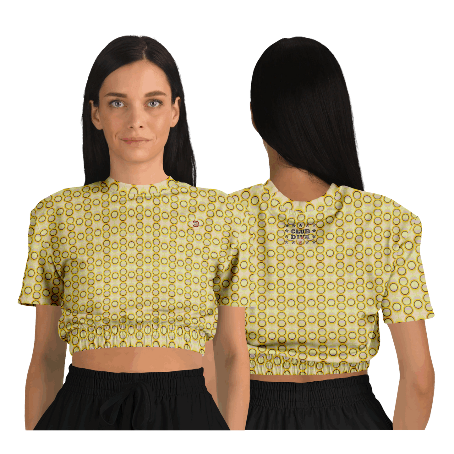 Just Being You, Your Way!-Activewear for Divas | Get your next all-over-printed crop top designed just for you!-Crop Top - AOP - 4R FREE STYLE P1P2P3