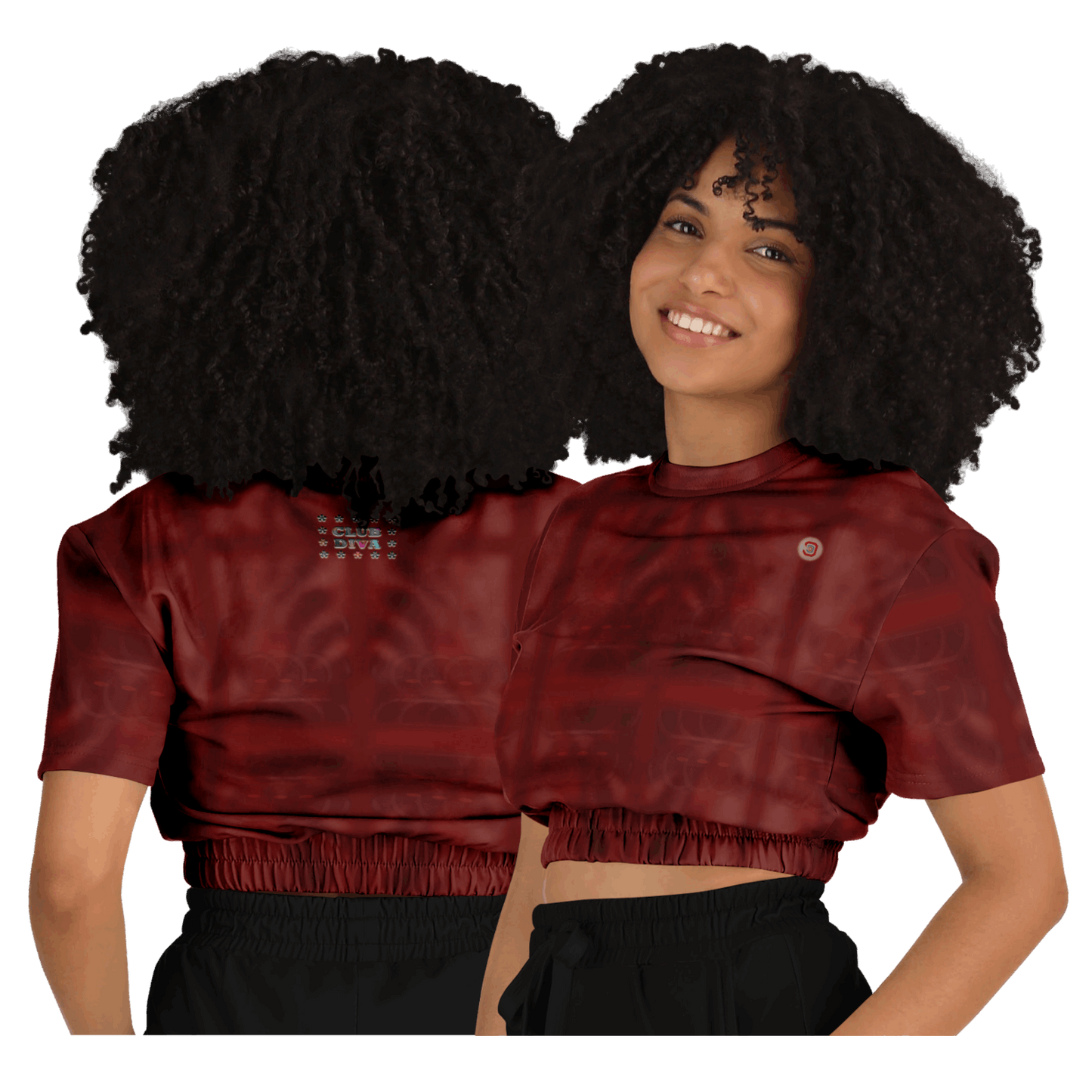 Just Being You, Your Way!-Activewear for Divas | Get your next all-over-printed crop top designed just for you!-Crop Top - AOP - WTFMB FREE STYLE P1P2P3