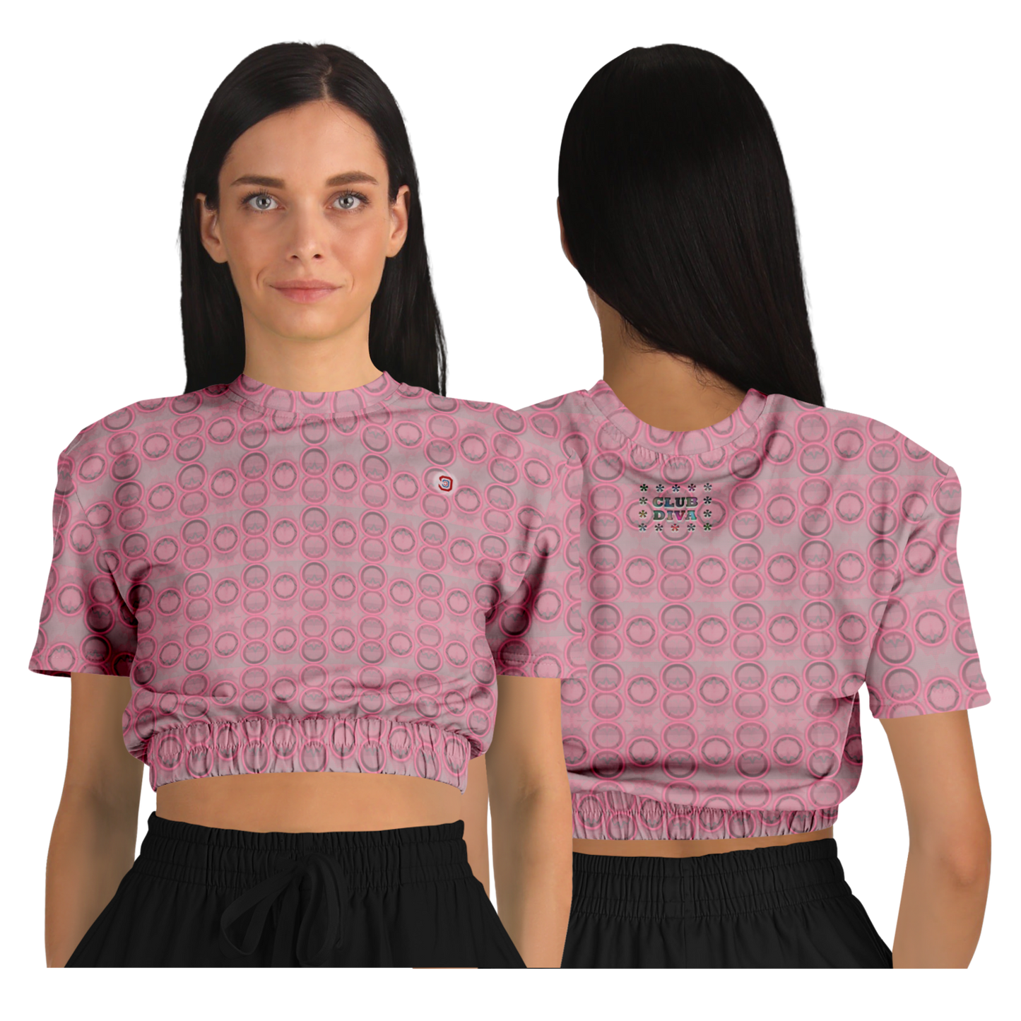 Just Being You, Your Way!-Activewear for Divas | Get your next all-over-printed crop top designed just for you!-Crop Top - AOP - 4R FREE STYLE P1P2P3
