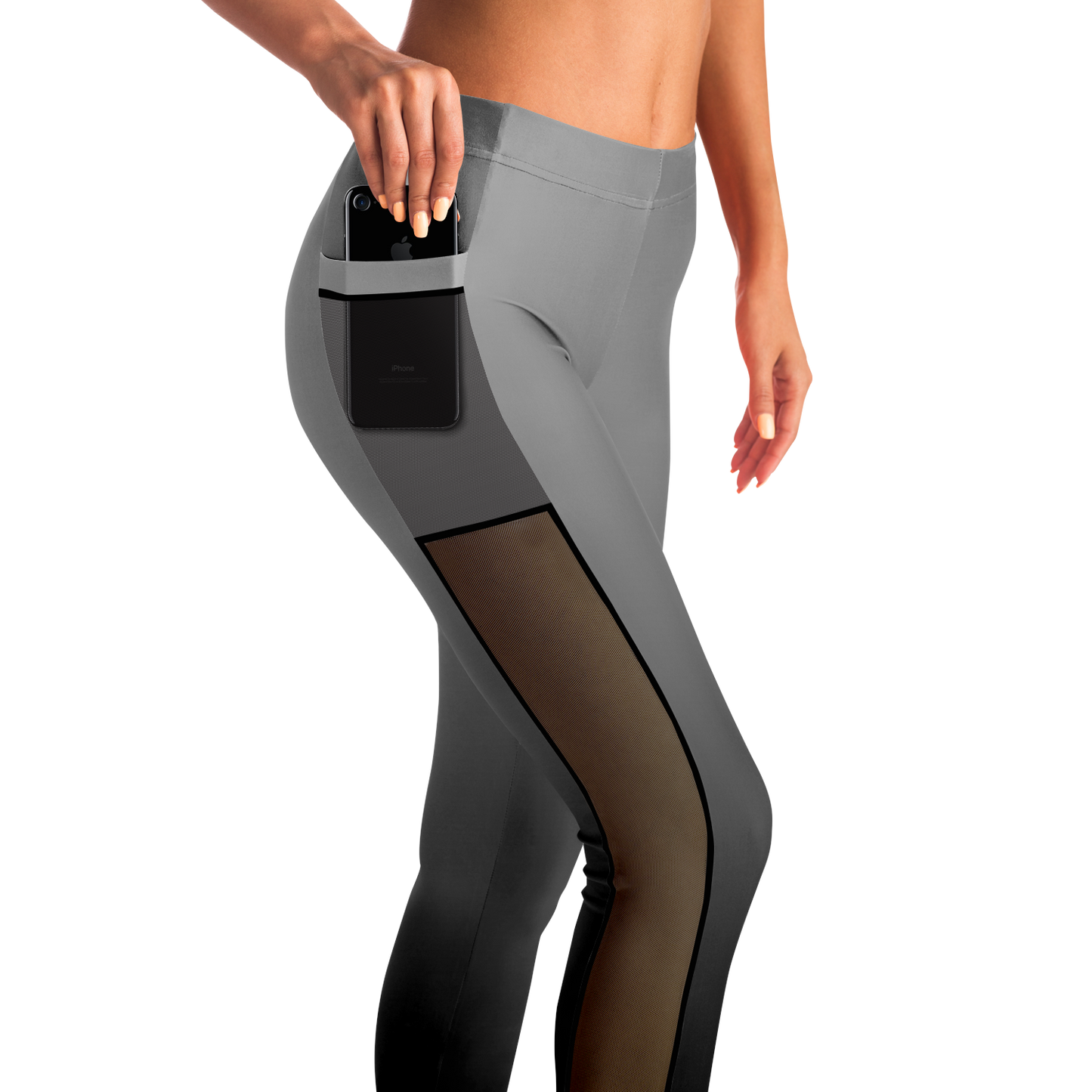 Just Being You, Your Way!-Activewear for Divas | Stand out at the gym, get your next pair of mesh leggings designed just for you!-Leggings - AOP - MESH FREE STYLE BLEND P2P3