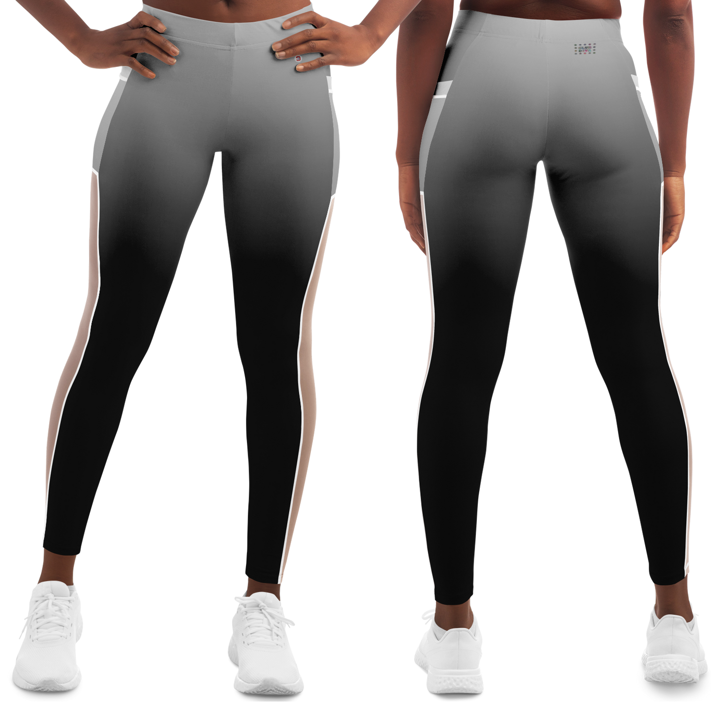 Just Being You, Your Way!-Activewear for Divas | Stand out at the gym, get your next pair of mesh leggings designed just for you!-Leggings - AOP - MESH FREE STYLE BLEND P2P3