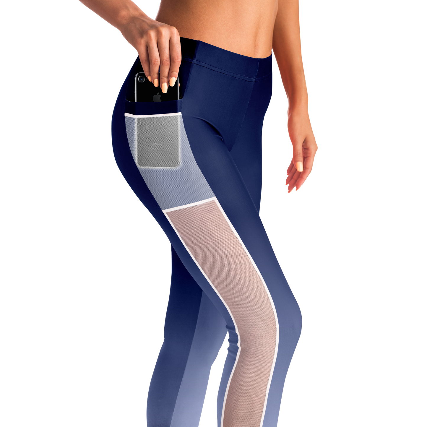 Just Being You, Your Way!-Activewear for Divas | Stand out at the gym, get your next pair of mesh leggings designed just for you!-Leggings - AOP - MESH FREE STYLE BLEND P2P3