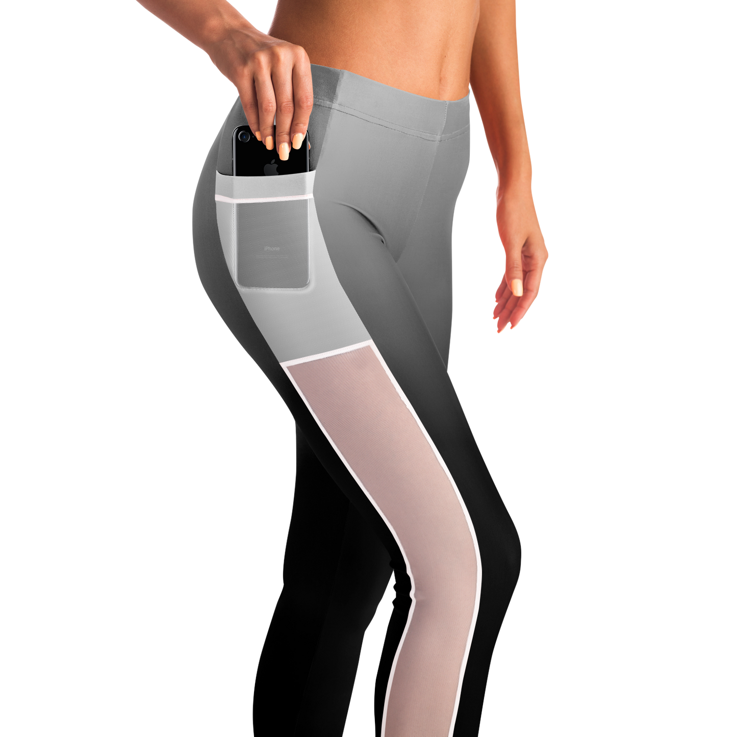 Just Being You, Your Way!-Activewear for Divas | Stand out at the gym, get your next pair of mesh leggings designed just for you!-Leggings - AOP - MESH FREE STYLE BLEND P2P3