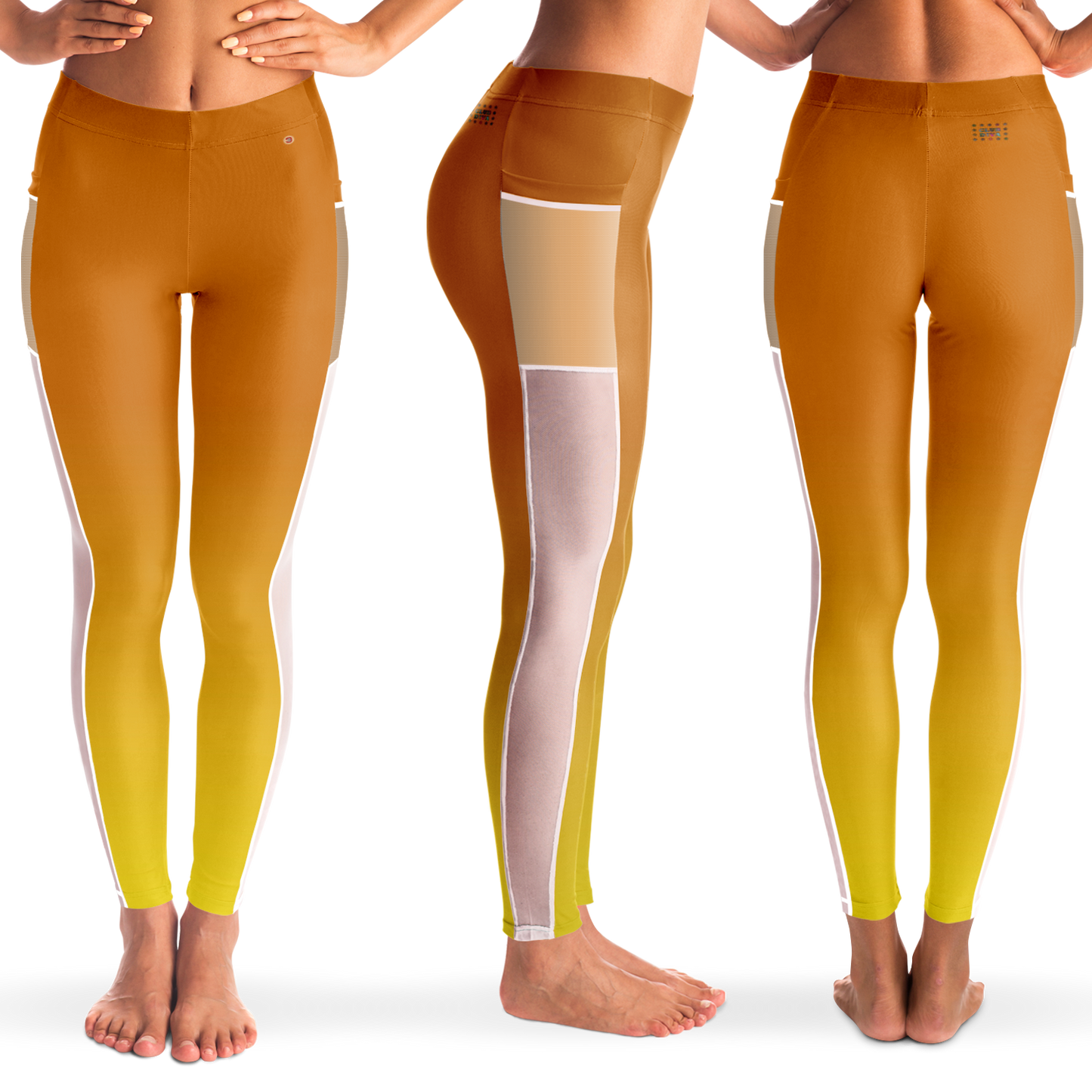 Just Being You, Your Way!-Activewear for Divas | Stand out at the gym, get your next pair of mesh leggings designed just for you!-Leggings - AOP - MESH FREE STYLE BLEND P2P3