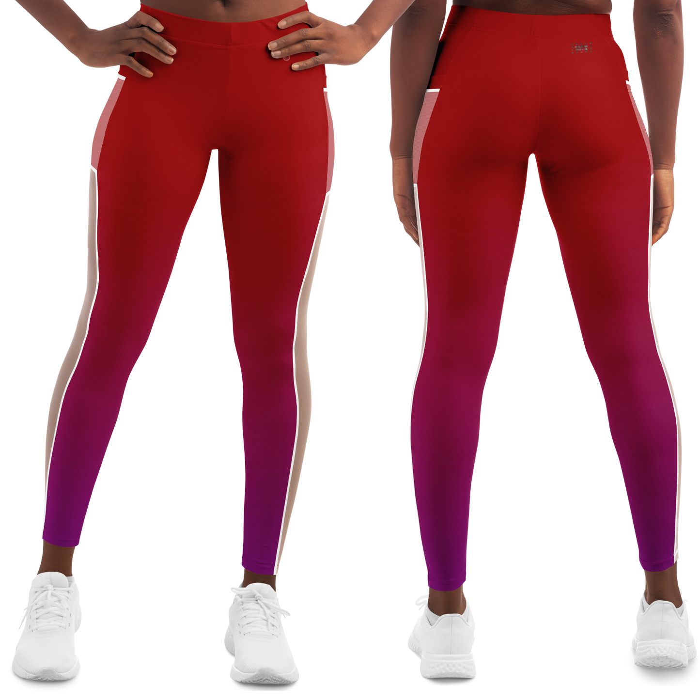 Just Being You, Your Way!-Activewear for Divas | Stand out at the gym, get your next pair of mesh leggings designed just for you!-Leggings - AOP - MESH FREE STYLE BLEND P2P3