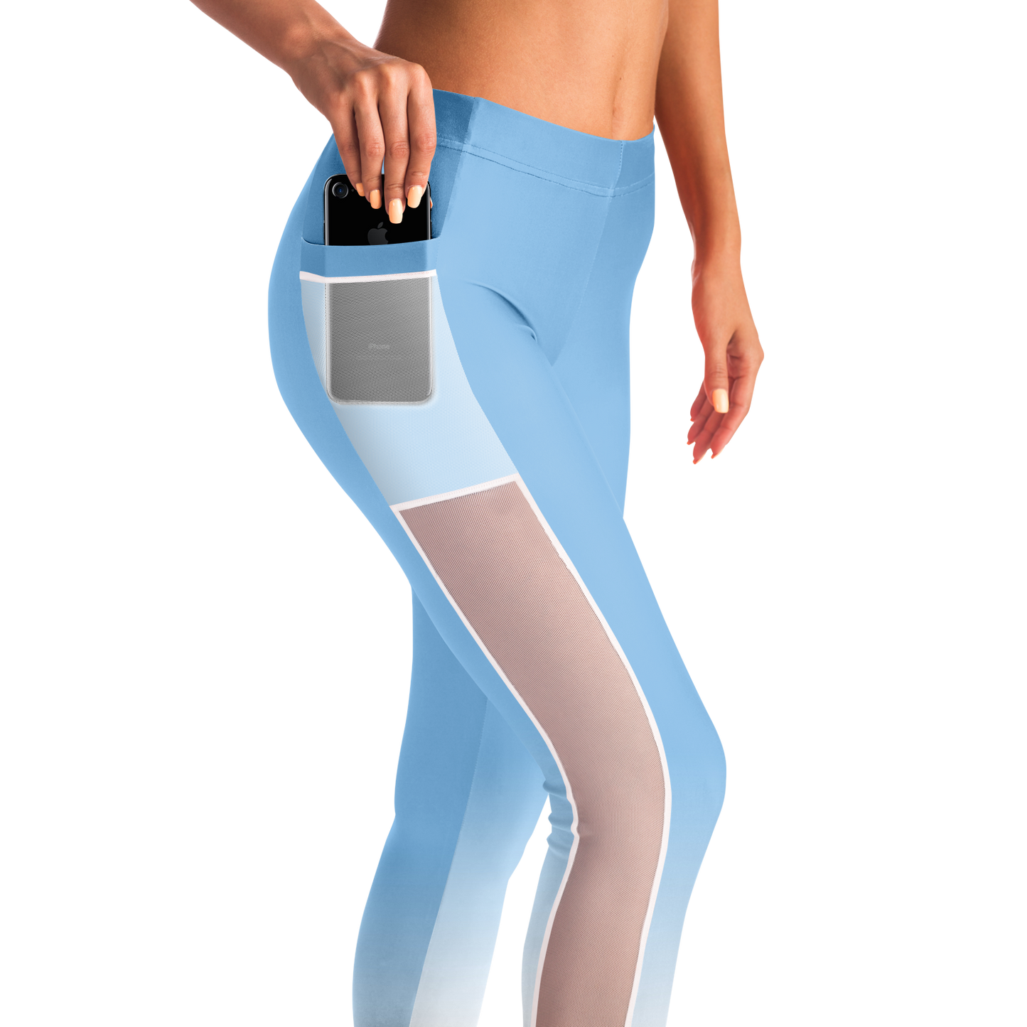 Just Being You, Your Way!-Activewear for Divas | Stand out at the gym, get your next pair of mesh leggings designed just for you!-Leggings - AOP - MESH FREE STYLE BLEND P2P3