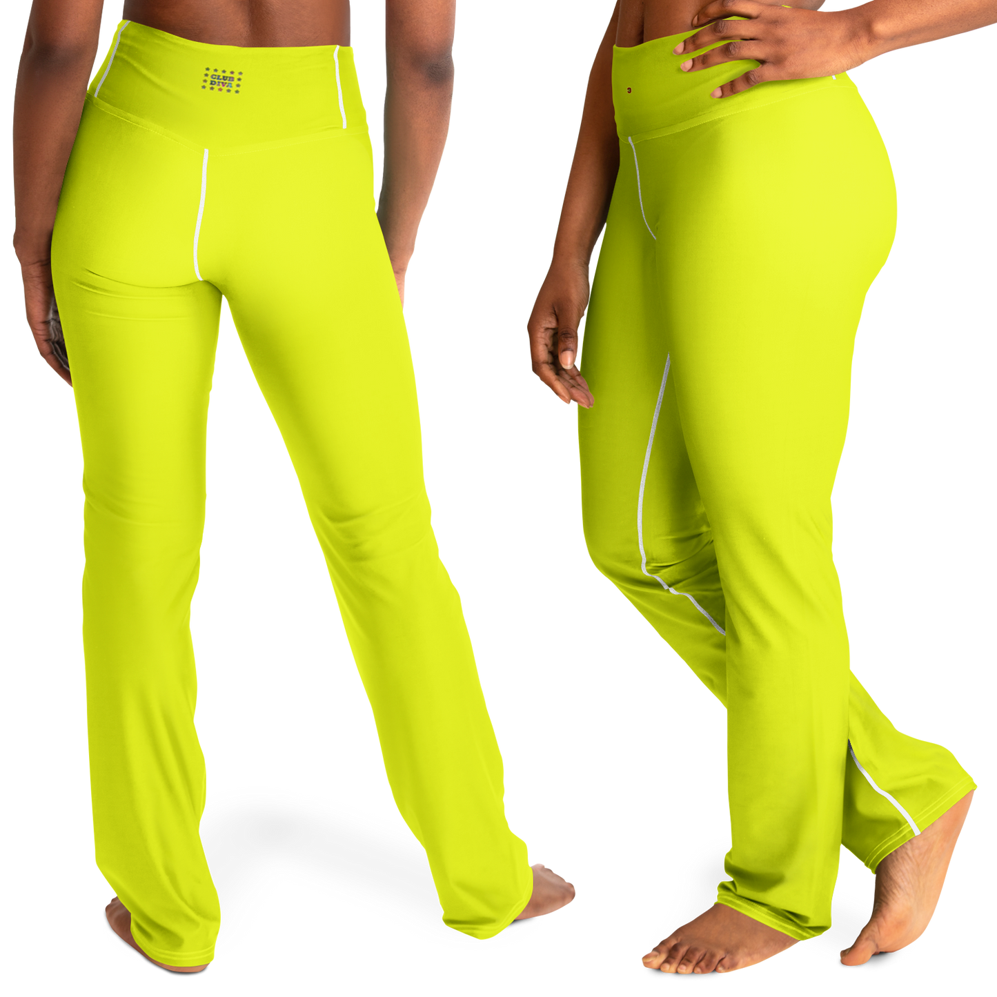 Just Being You, Your Way!-Activewear for Divas | Standout at the gym, get your next pair of flared leggings designed just for you!-Leggings - AOP - FLARE FREE STYLE PLAIN P1P2P3