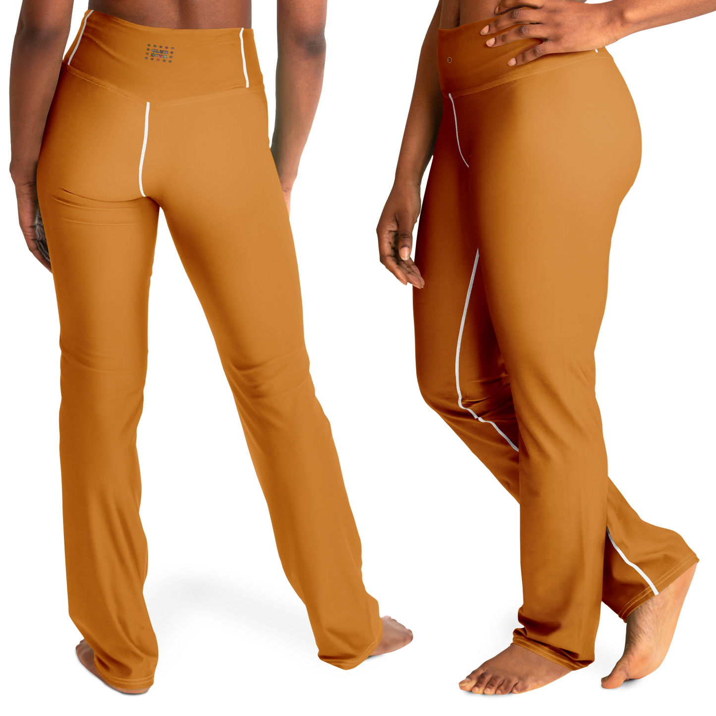Just Being You, Your Way!-Activewear for Divas | Standout at the gym, get your next pair of flared leggings designed just for you!-Leggings - AOP - FLARE FREE STYLE PLAIN P1P2P3