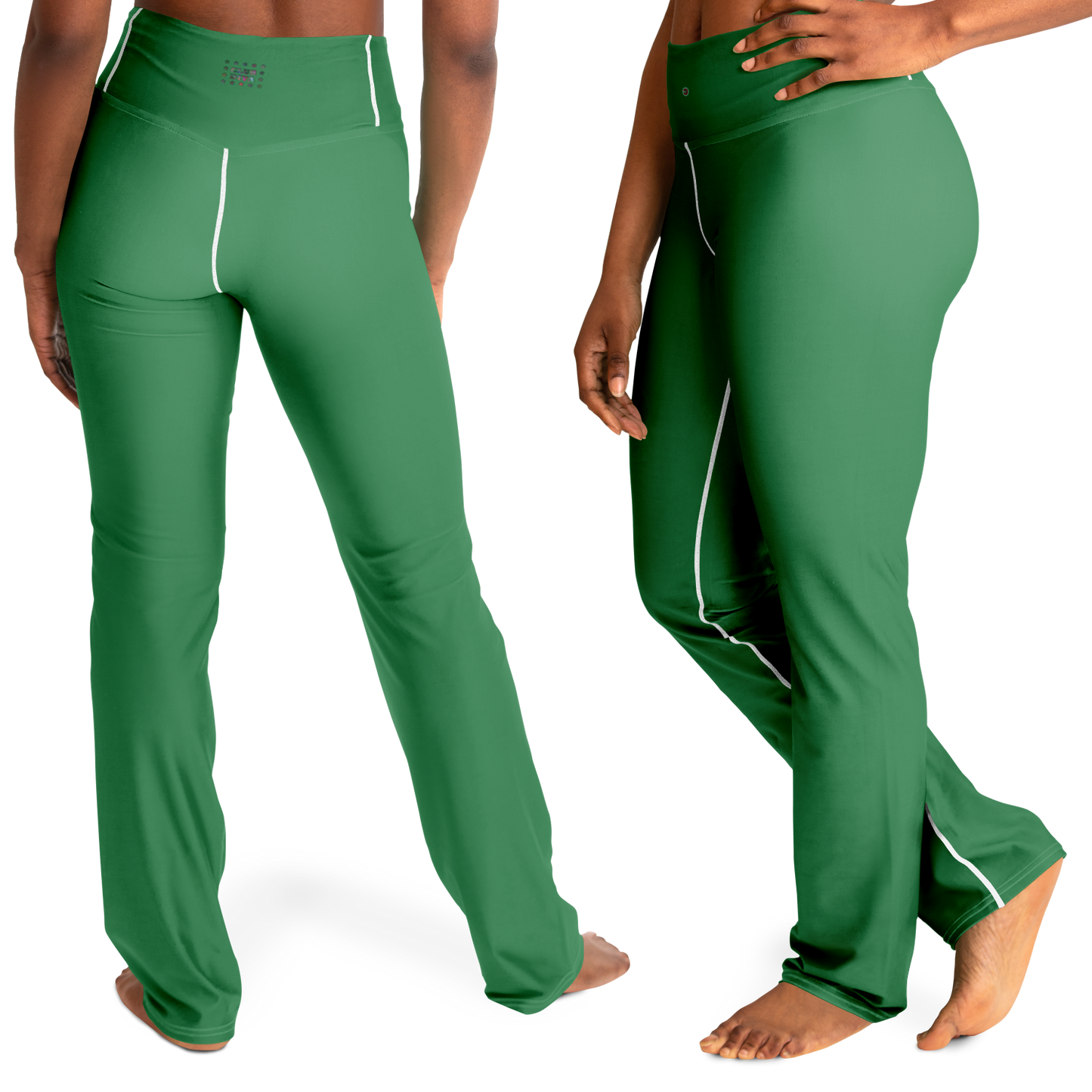 Just Being You, Your Way!-Activewear for Divas | Standout at the gym, get your next pair of flared leggings designed just for you!-Leggings - AOP - FLARE FREE STYLE PLAIN P1P2P3