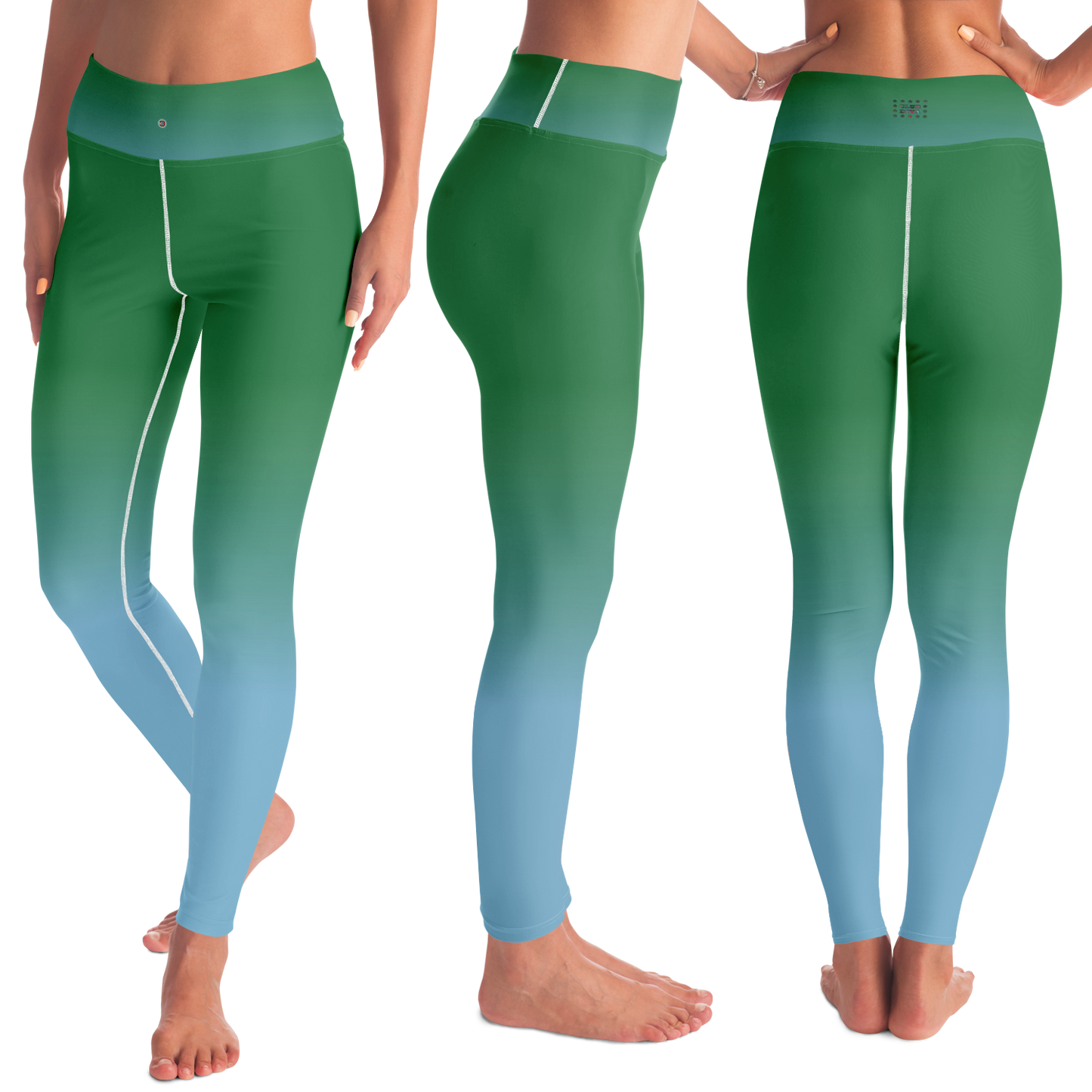 Just Being You, Your Way!-Activewear for Divas | Standout at yoga practice, get your next pair of leggings designed just for you!-Leggings - YOGA AOP - BLEND P0P1
