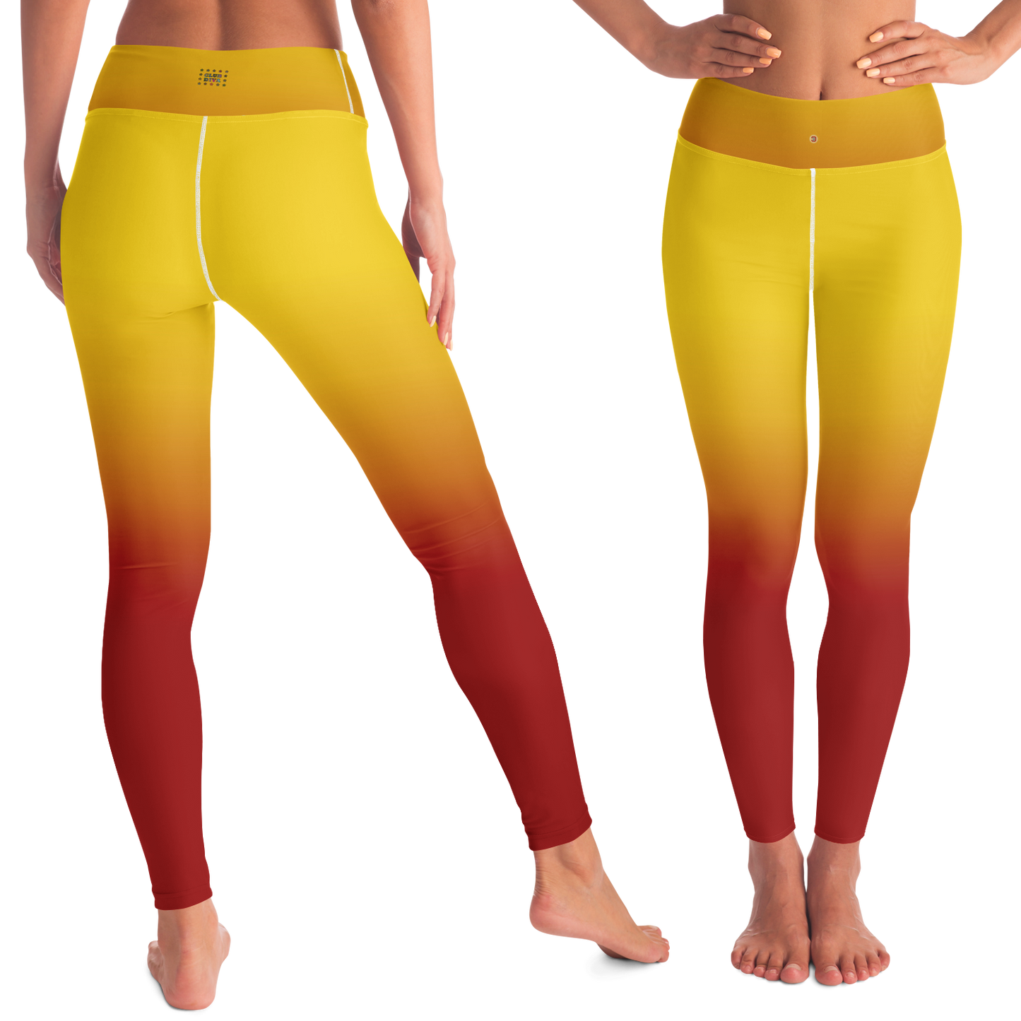 Just Being You, Your Way!-Activewear for Divas | Standout at yoga practice, get your next pair of leggings designed just for you!-Leggings - YOGA AOP - BLEND P0P1