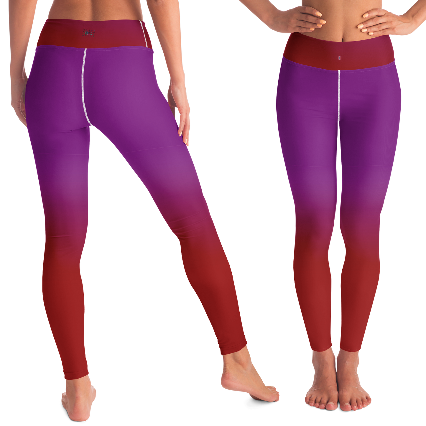 Just Being You, Your Way!-Activewear for Divas | Standout at yoga practice, get your next pair of leggings designed just for you!-Leggings - YOGA AOP - BLEND P0P1