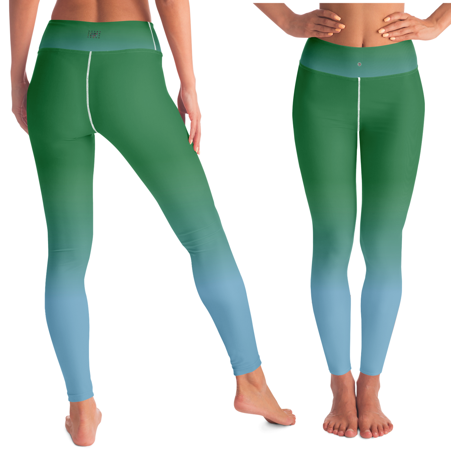 Just Being You, Your Way!-Activewear for Divas | Standout at yoga practice, get your next pair of leggings designed just for you!-Leggings - YOGA AOP - BLEND P0P1