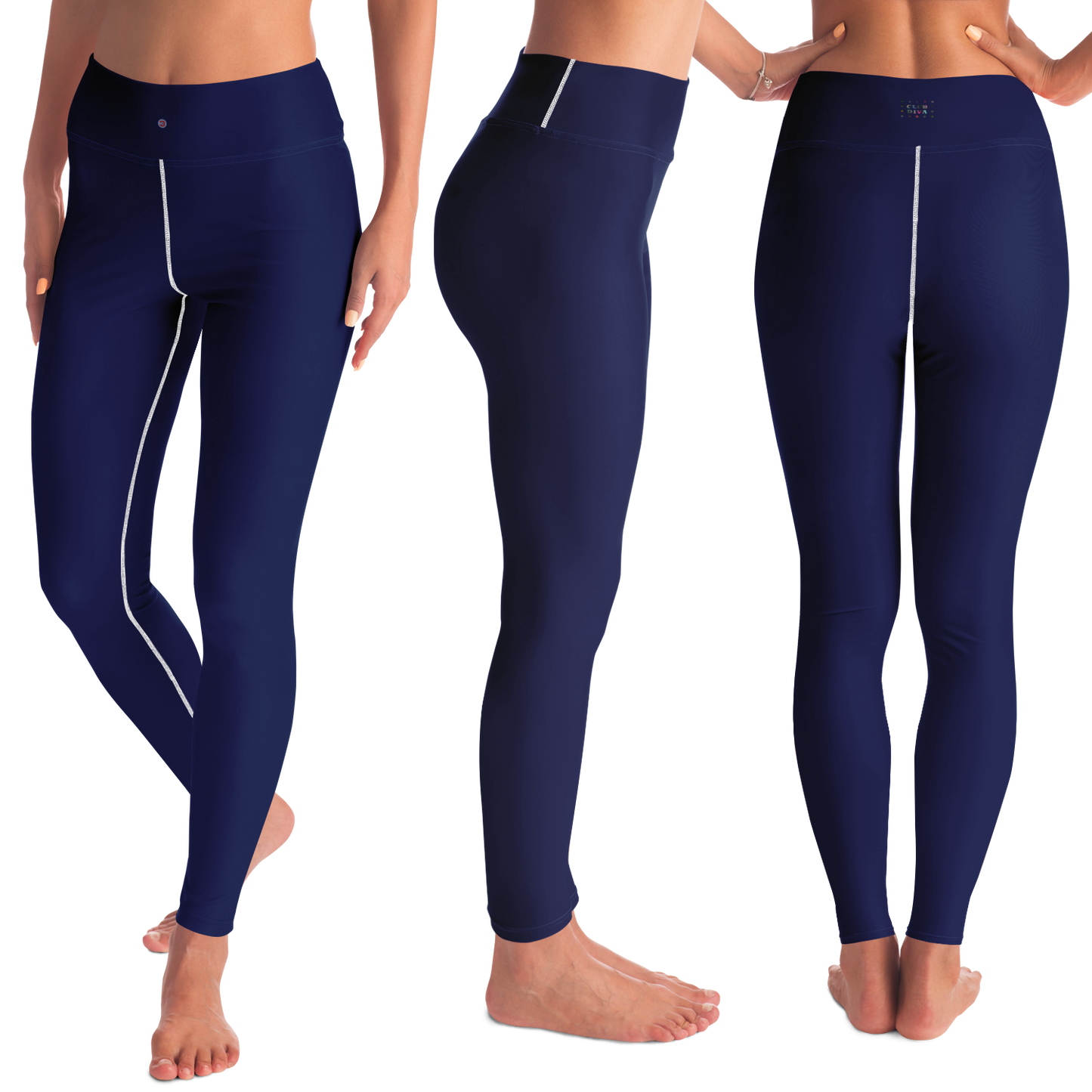 Just Being You, Your Way!-Activewear for Divas | Standout at yoga practice, get your next pair of yoga leggings designed just for you!-Leggings - AOP - YOGA PLAIN FREE STYLE P1P2P3