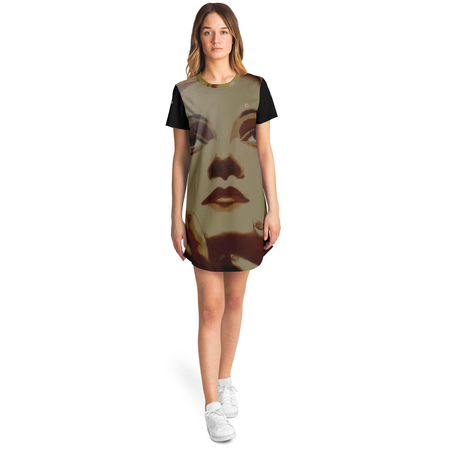 Just Being You, Your Way!-Casualwear for Divas | The T-Shirtdress you need in your closet: comfy, cute, and in loads of colors-T-Shirt Dress - AOP - MIX P0P1P2P3