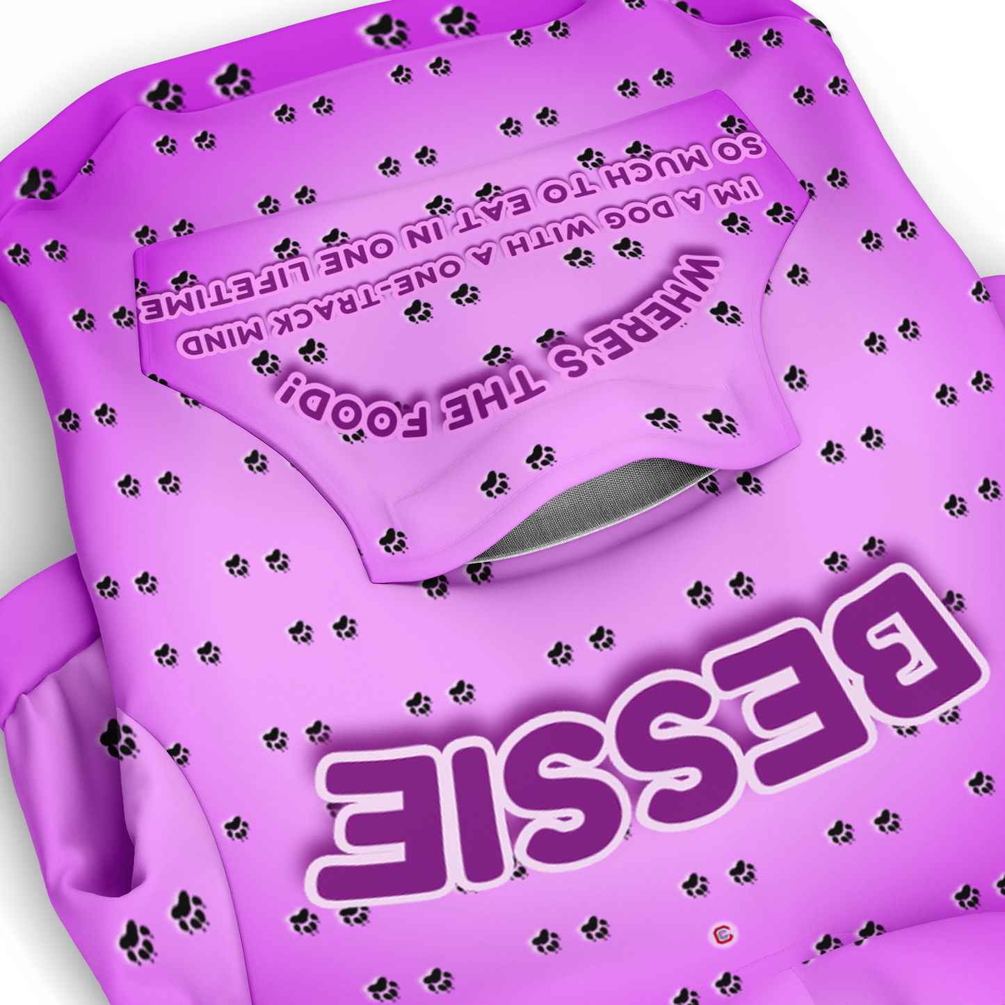 Just Being You, Your Way!-Dog Apparel | Pimp your pooch with this customizable hoodie-Dog Hoodie - AOP - PAW TRAIL P0P1P2P3