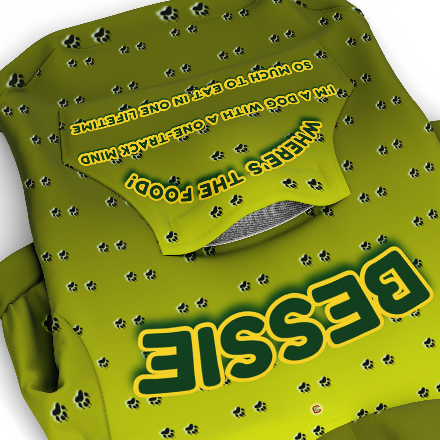 Just Being You, Your Way!-Dog Apparel | Pimp your pooch with this customizable hoodie-Dog Hoodie - AOP - PAW TRAIL P0P1P2P3
