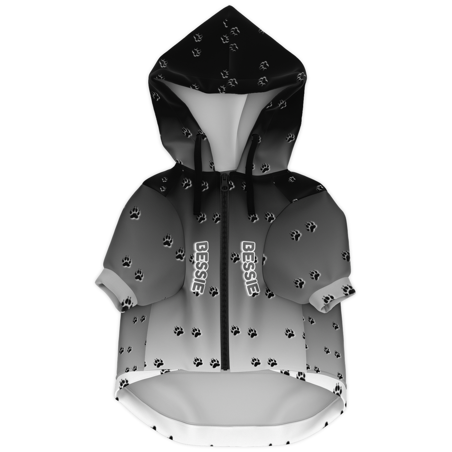 Just Being You, Your Way!-Dog Apparel | Pimp your pooch with this customizable hoodie-Dog Hoodie - AOP - PAW TRAIL P0P1P2P3