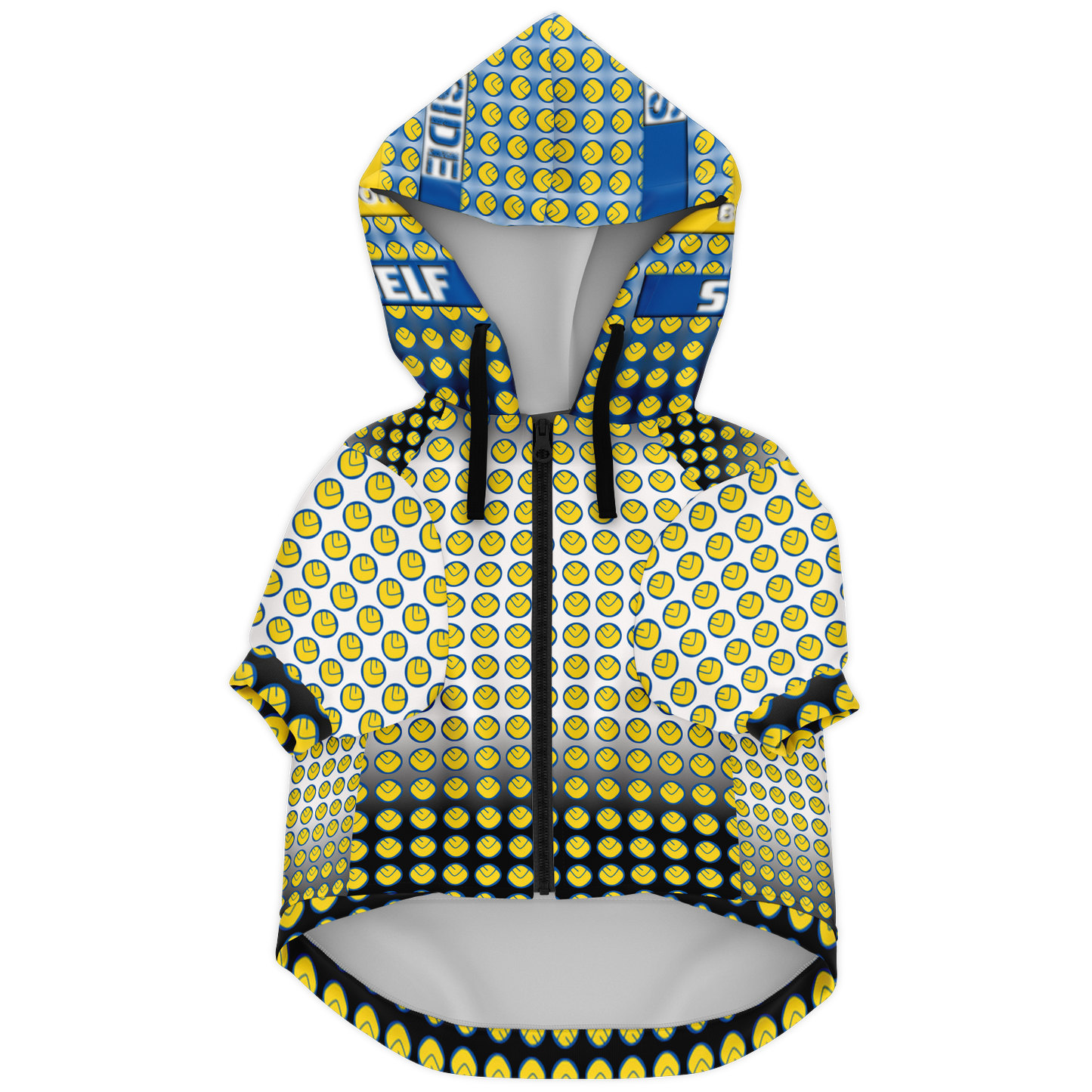 Just Being You, Your Way!-Dog Apparel | Pimp your pooch with this customizable hoodie-Dog Hoodie - AOP - PAW TRAIL P0P1P2P3