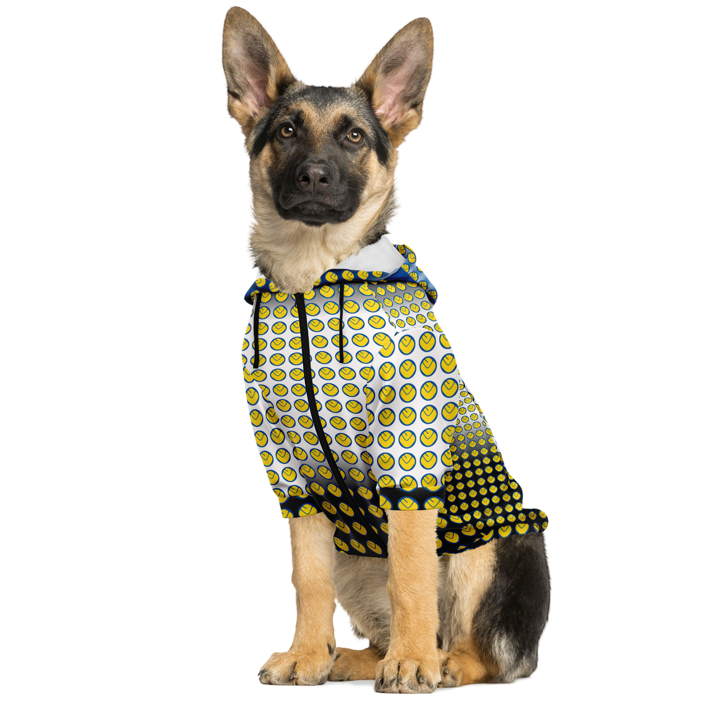 Just Being You, Your Way!-Dog Apparel | Pimp your pooch with this customizable hoodie-Dog Hoodie - AOP - PAW TRAIL P0P1P2P3