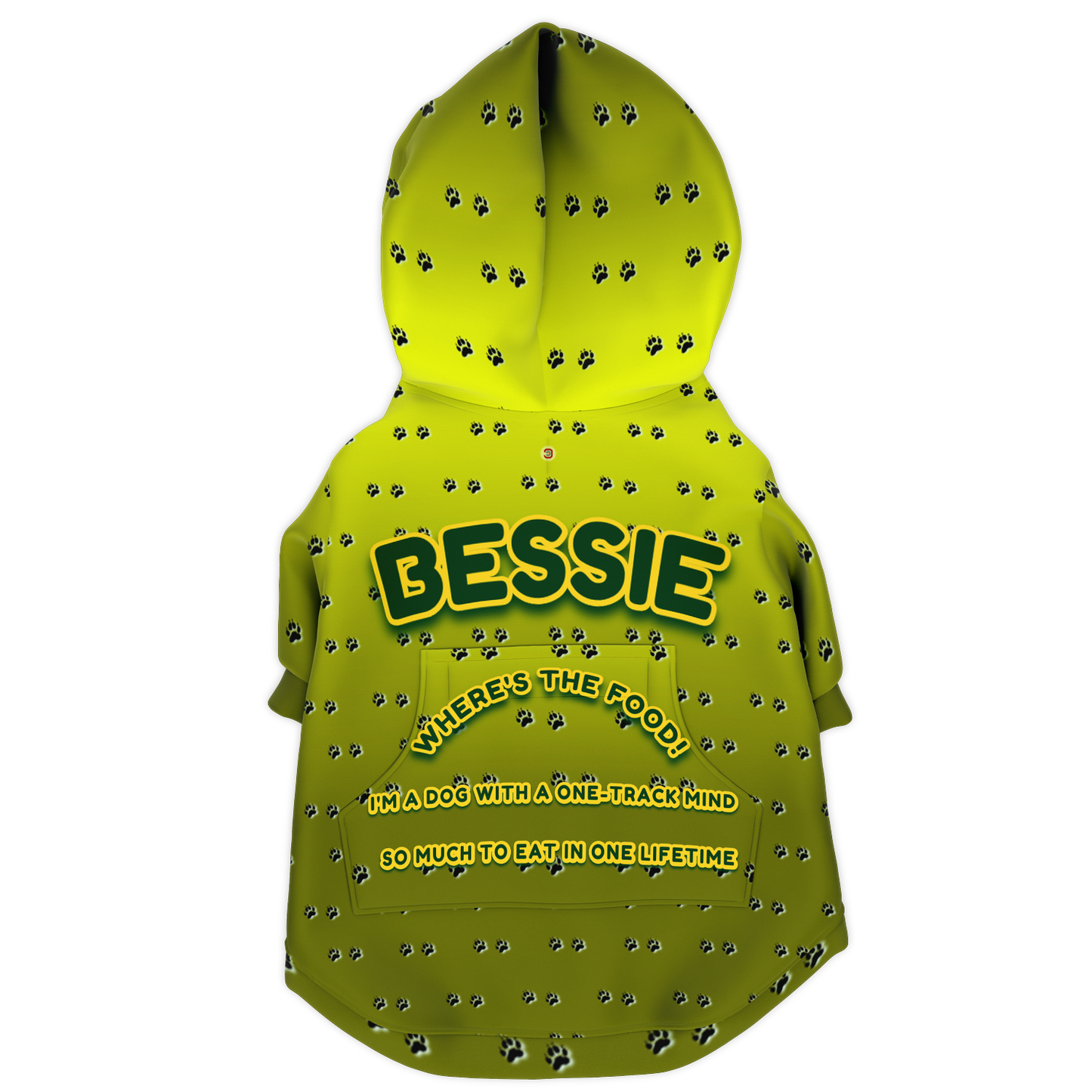 Just Being You, Your Way!-Dog Apparel | Pimp your pooch with this customizable hoodie-Dog Hoodie - AOP - PAW TRAIL P0P1P2P3