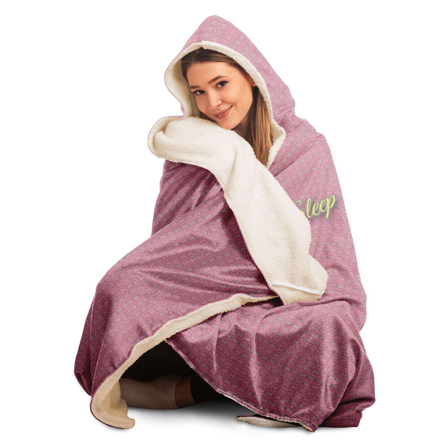 Just Being You, Your Way!-Loungewear for Divas | Feel like royalty with this customizable hooded blanket in a great range of colors-HOODED BLANKET - AOP - MIX P0P1P2P3
