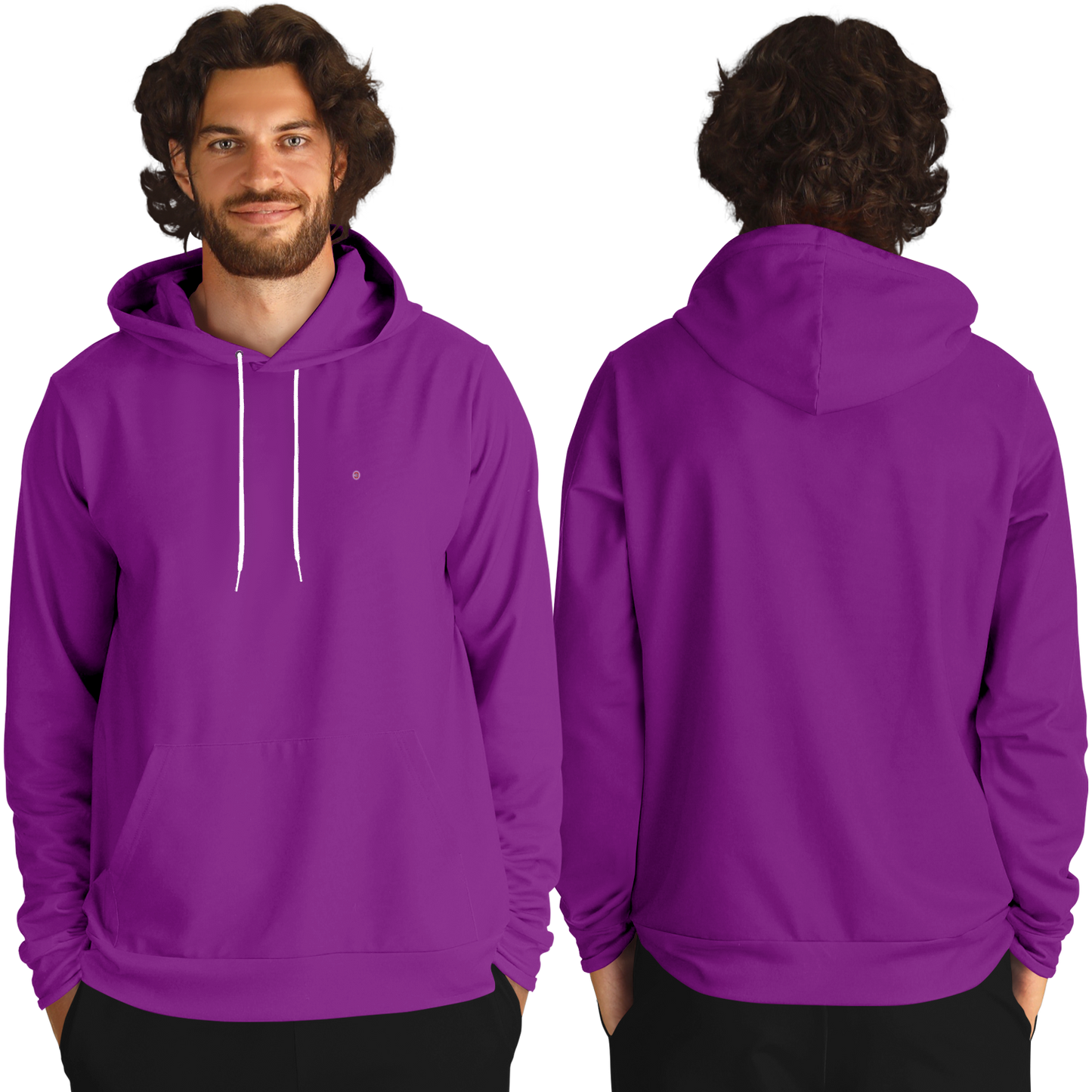 Just Being You, Your Way!-Loungewear for Dudes | Get your next hoodie personalized with free text-HOODIE - AOP BLANK P0P1