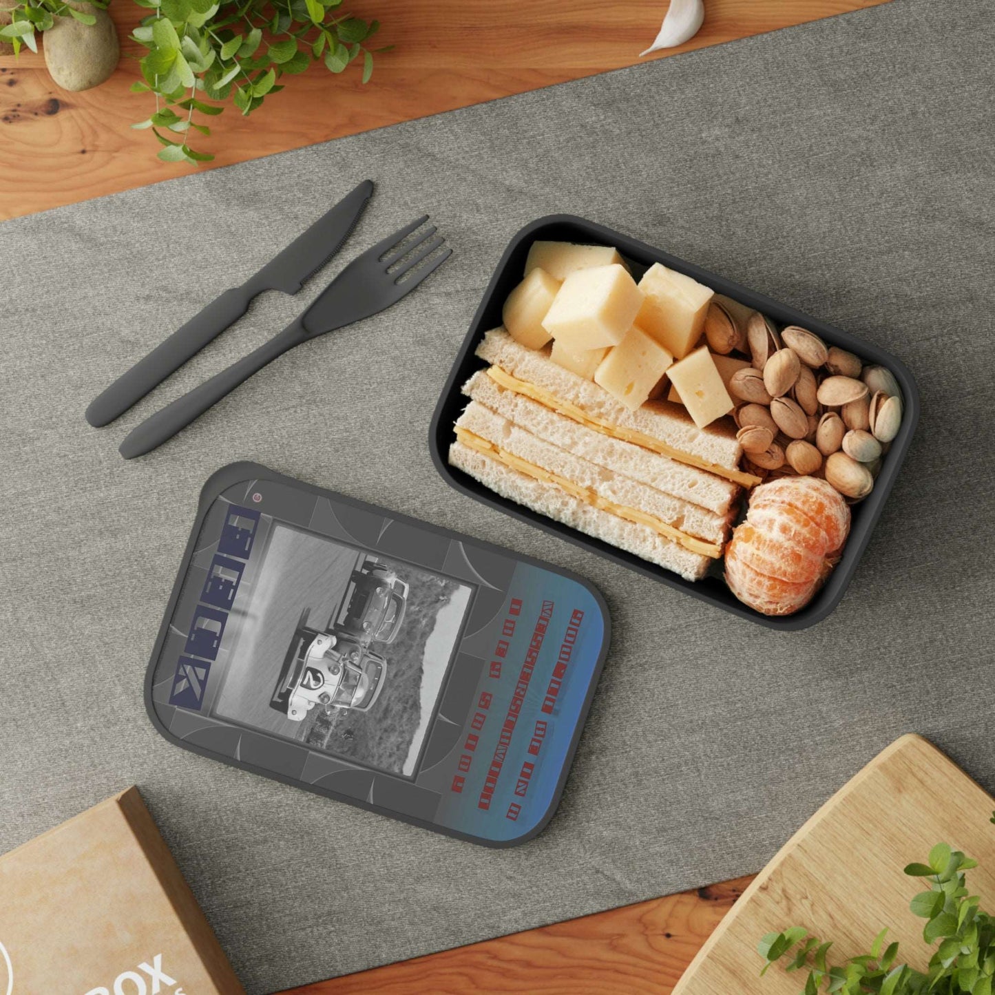 Just Being You, Your Way!-Lunch box with utensils | Customizable eco-friendly way to enjoy your lunch in style-Travel Accessories - FECK P0P1P2P3