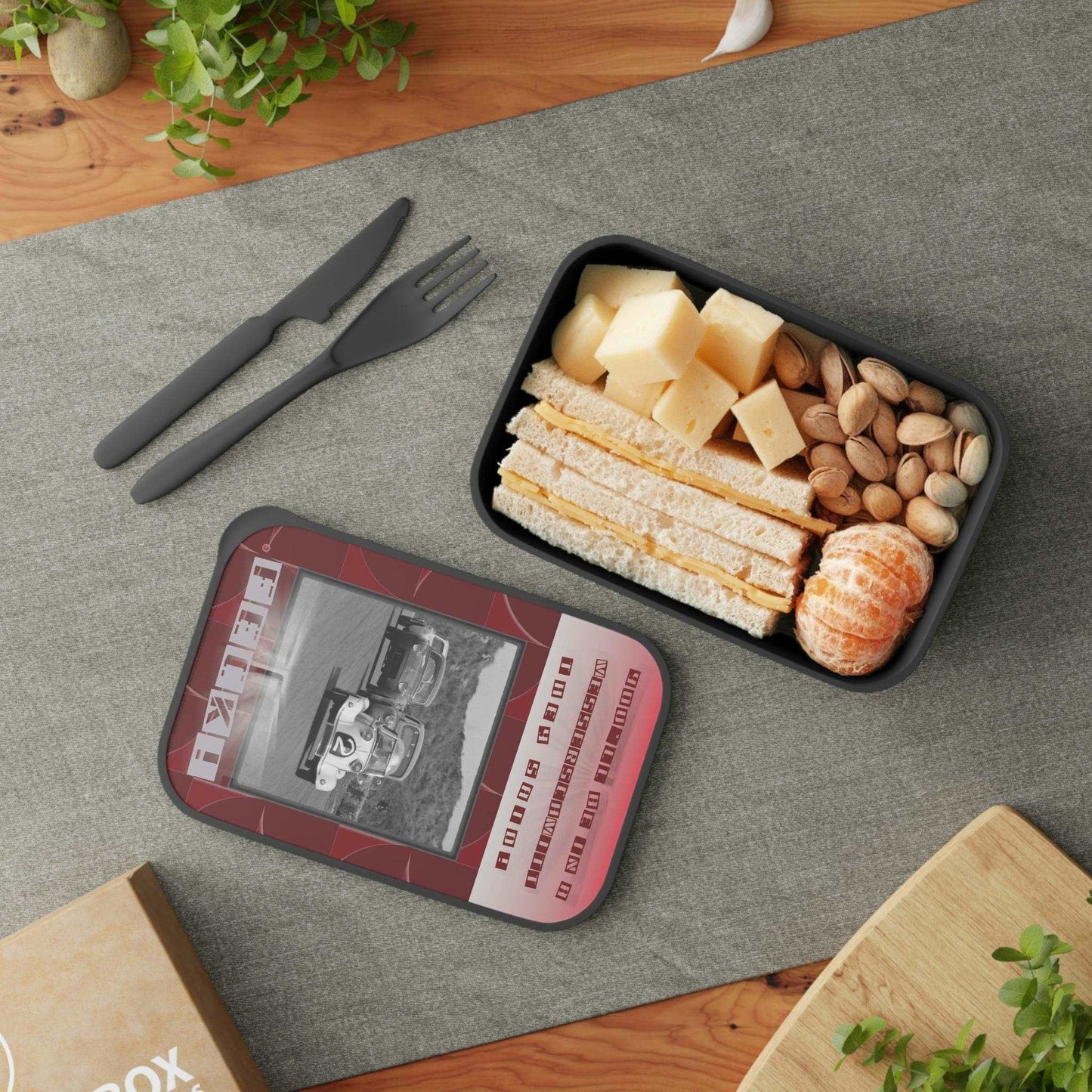 Just Being You, Your Way!-Lunch box with utensils | Customizable eco-friendly way to enjoy your lunch in style-Travel Accessories - FECK P0P1P2P3
