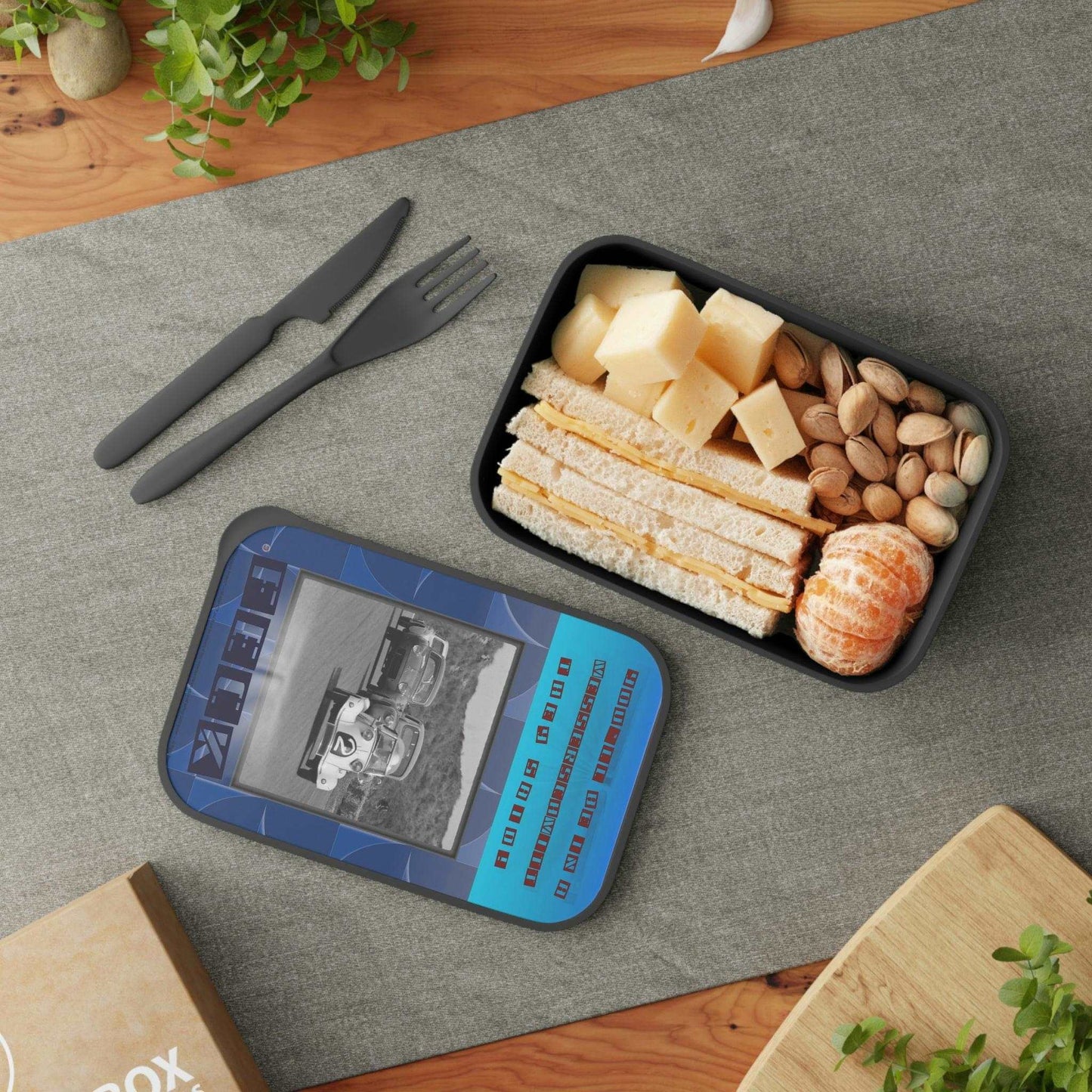 Just Being You, Your Way!-Lunch box with utensils | Customizable eco-friendly way to enjoy your lunch in style-Travel Accessories - FECK P0P1P2P3