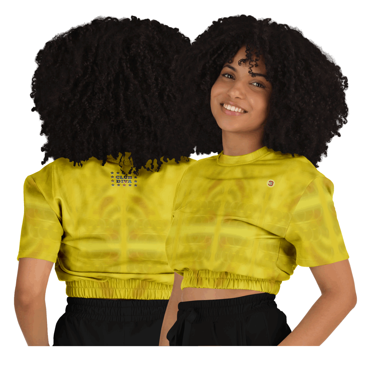  Just Being You, Your Way!-Activewear for Divas | Get your next all-over-printed crop top designed just for you!-Crop Top - AOP - WTFMB FREE STYLE P1P2P3