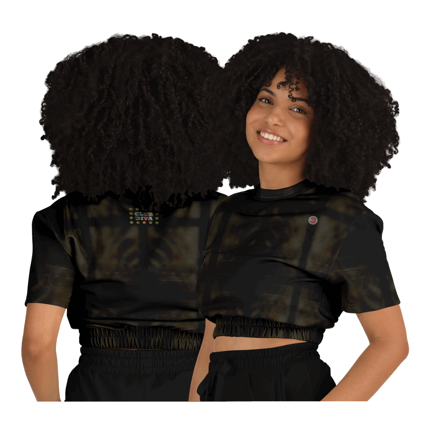  Just Being You, Your Way!-Activewear for Divas | Get your next all-over-printed crop top designed just for you!-Crop Top - AOP - WTFMB FREE STYLE P1P2P3