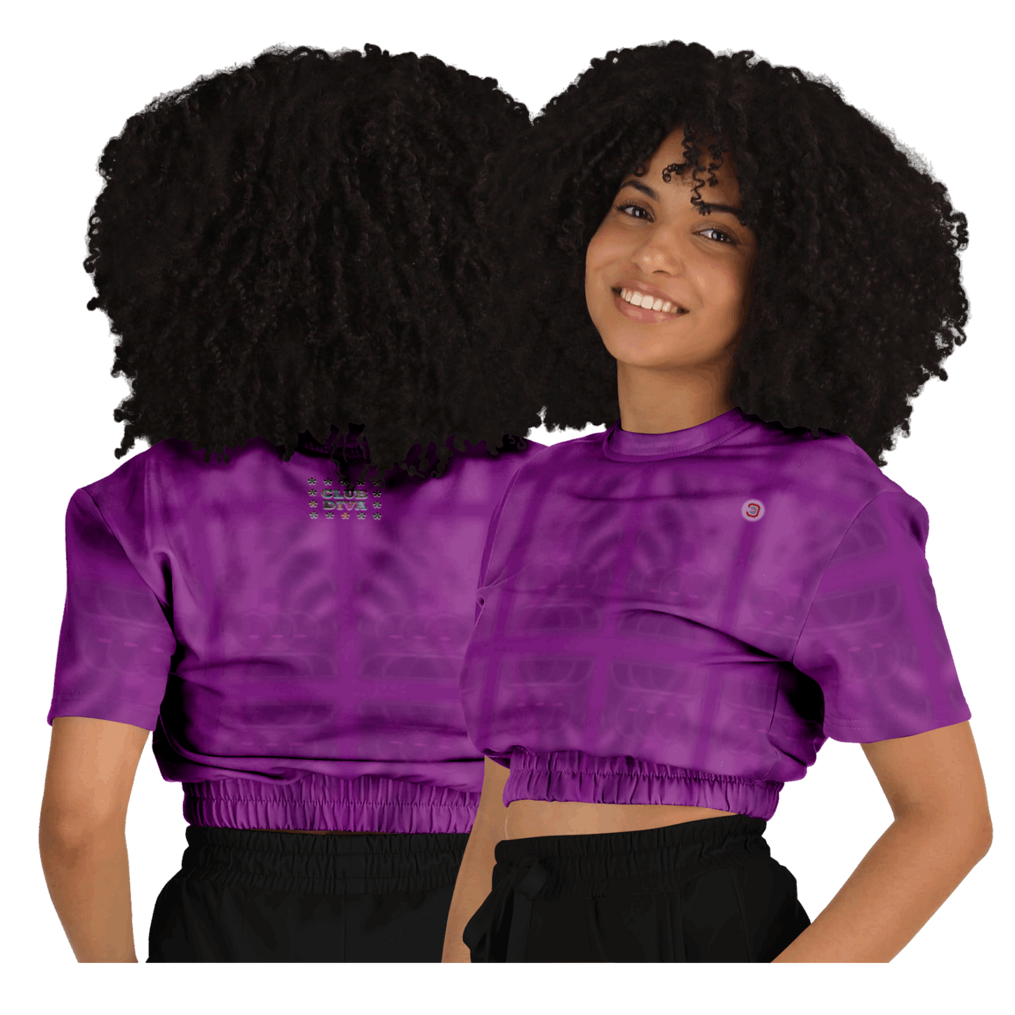  Just Being You, Your Way!-Activewear for Divas | Get your next all-over-printed crop top designed just for you!-Crop Top - AOP - WTFMB FREE STYLE P1P2P3