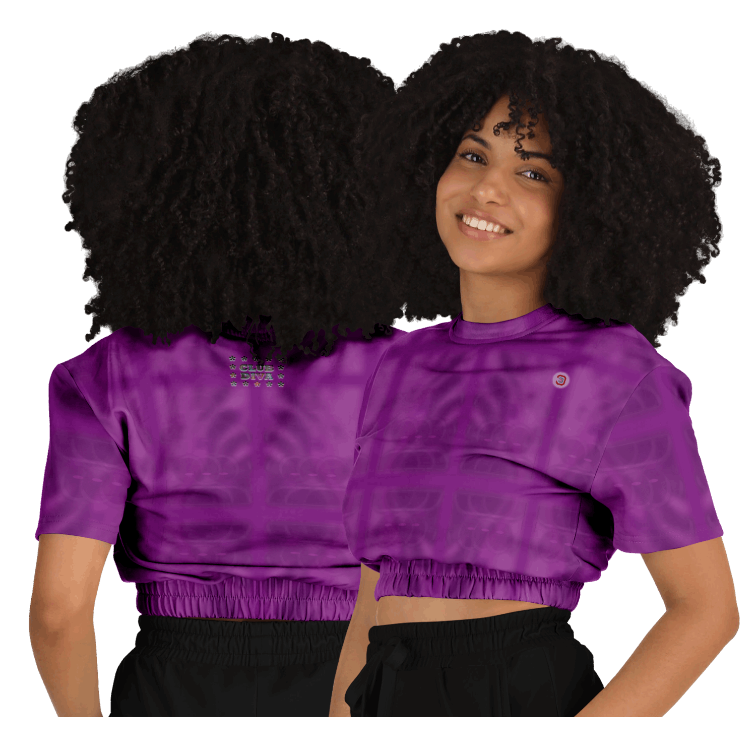  Just Being You, Your Way!-Activewear for Divas | Get your next all-over-printed crop top designed just for you!-Crop Top - AOP - WTFMB FREE STYLE P1P2P3