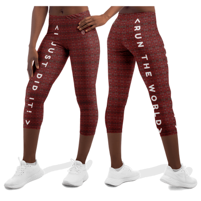  Just Being You, Your Way!-Activewear for Divas | Get your next pair of capri leggings free style designed just for you!-Leggings - AOP - CAPRI FREE STYLE 4R P0P1