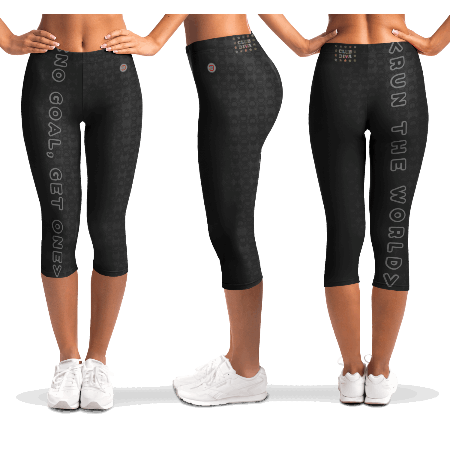  Just Being You, Your Way!-Activewear for Divas | Get your next pair of capri leggings free style designed just for you!-Leggings - AOP - CAPRI FREE STYLE 4R P0P1