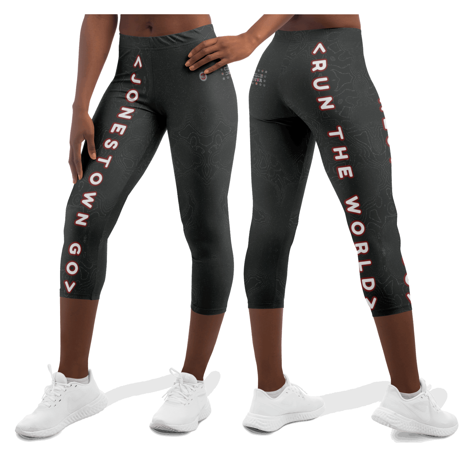  Just Being You, Your Way!-Activewear for Divas | Get your next pair of capri leggings free style designed just for you!-Leggings - AOP - CAPRI FREE STYLE TC P1P2P3