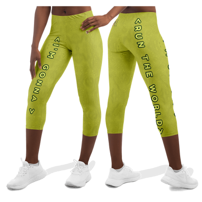  Just Being You, Your Way!-Activewear for Divas | Get your next pair of capri leggings free style designed just for you!-Leggings - AOP - CAPRI FREE STYLE TC P1P2P3