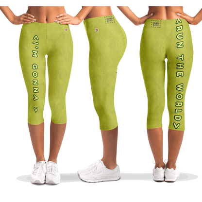  Just Being You, Your Way!-Activewear for Divas | Get your next pair of capri leggings free style designed just for you!-Leggings - AOP - CAPRI FREE STYLE TC P1P2P3