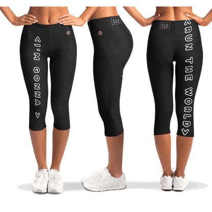  Just Being You, Your Way!-Activewear for Divas | Get your next pair of capri leggings free style designed just for you!-Leggings - AOP - CAPRI FREE STYLE TC P1P2P3