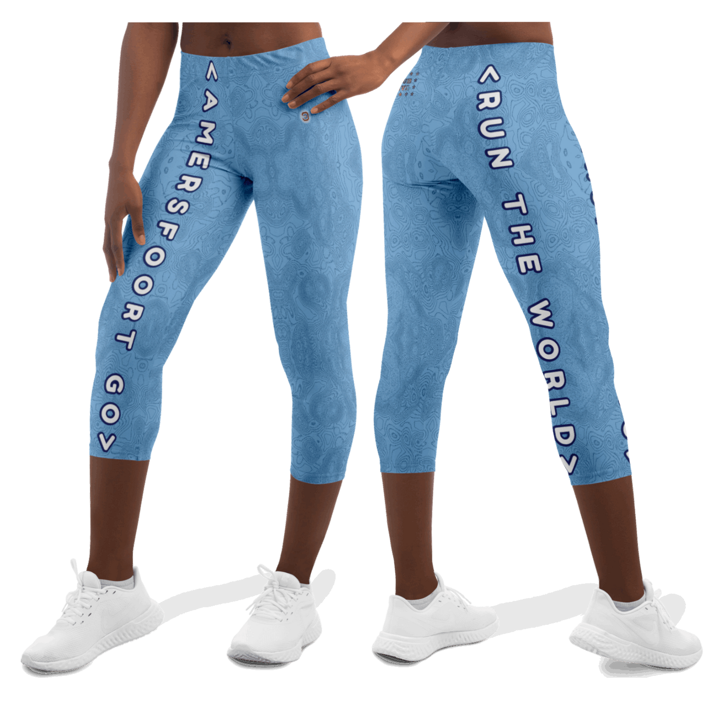  Just Being You, Your Way!-Activewear for Divas | Get your next pair of capri leggings free style designed just for you!-Leggings - AOP - CAPRI FREE STYLE TC P1P2P3