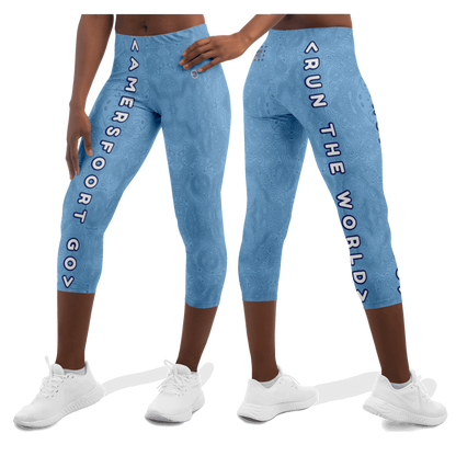  Just Being You, Your Way!-Activewear for Divas | Get your next pair of capri leggings free style designed just for you!-Leggings - AOP - CAPRI FREE STYLE TC P1P2P3