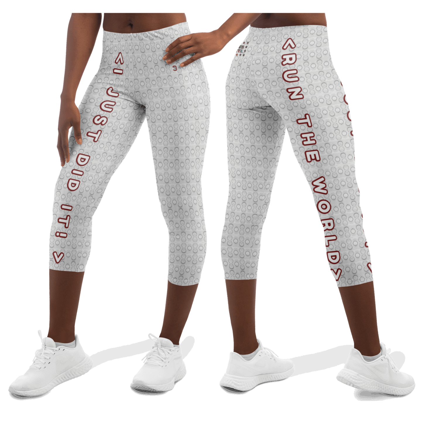  Just Being You, Your Way!-Activewear for Divas | Get your next pair of capri leggings free style designed just for you!-Leggings - AOP - CAPRI FREE STYLE 4R P0P1