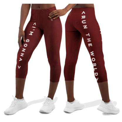  Just Being You, Your Way!-Activewear for Divas | Get your next pair of capri leggings free style designed just for you!-Leggings - AOP - CAPRI FREE STYLE TC P1P2P3