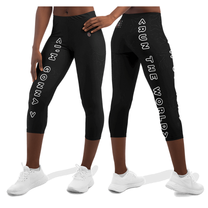  Just Being You, Your Way!-Activewear for Divas | Get your next pair of capri leggings free style designed just for you!-Leggings - AOP - CAPRI FREE STYLE TC P1P2P3