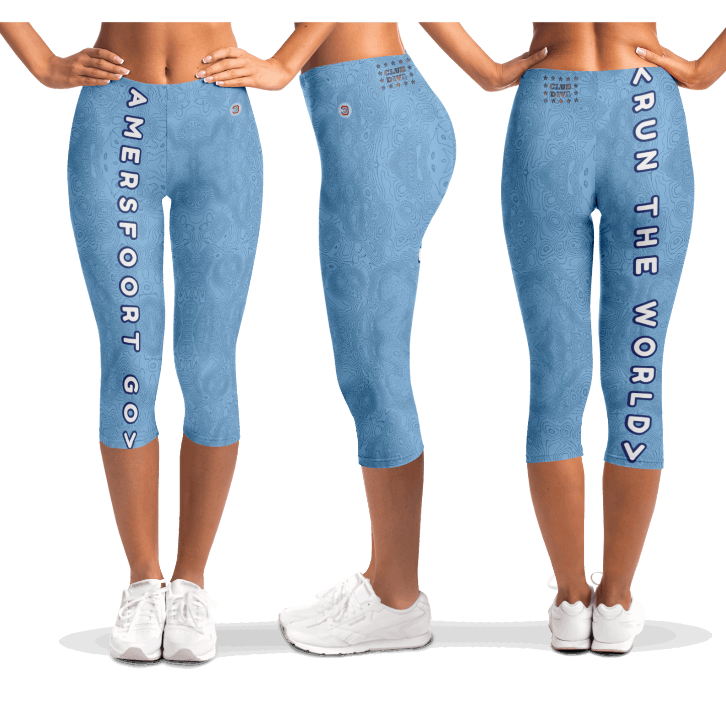  Just Being You, Your Way!-Activewear for Divas | Get your next pair of capri leggings free style designed just for you!-Leggings - AOP - CAPRI FREE STYLE TC P1P2P3